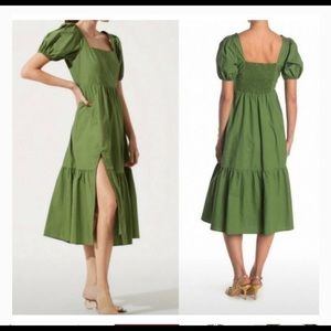 ASTR the label green midi dress